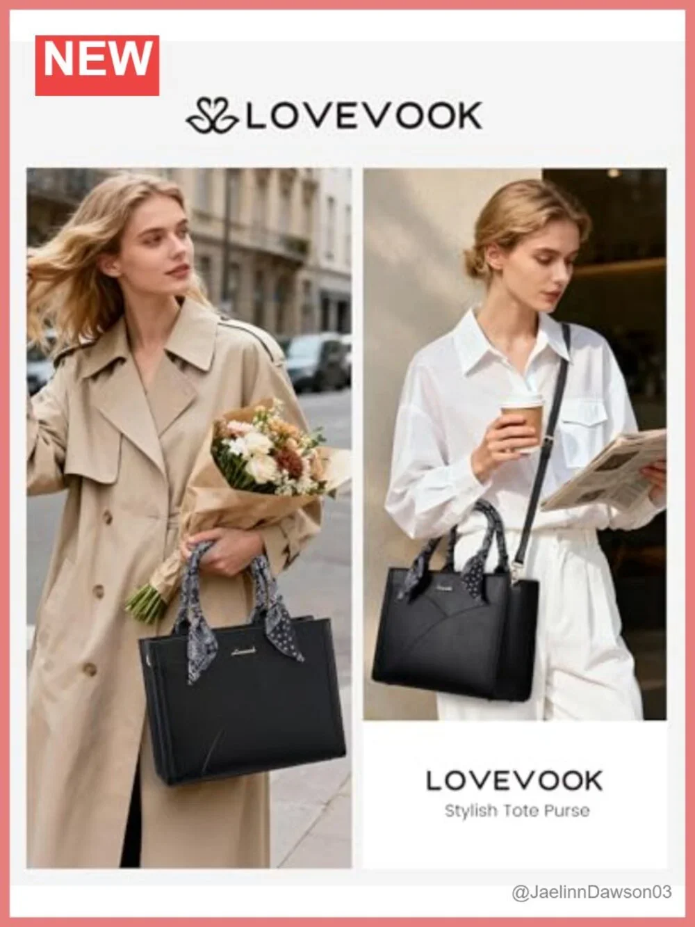 Women's Waterproof PU Leather Tote Satchel Handbag with Detachable Silk Scarf